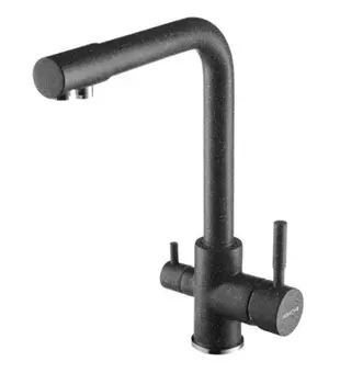 Смеситель для кухонной мойки Aquaton Руан графит