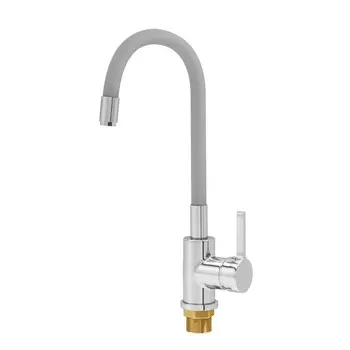 Смеситель для кухонной мойки Aringa Твид AR02022GR серый