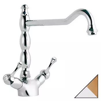 Смеситель для кухонной мойки Bandini Antica 547.720 CrOro