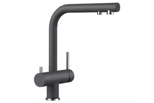 Смеситель для кухонной мойки Blanco Fontas II Silgranit темная скала