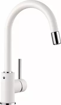 Смеситель для кухонной мойки Blanco Mida-S Silgranit белый