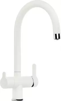 Смеситель для кухонной мойки Blanco Trima Silgranit с краном для питьевой воды, белый