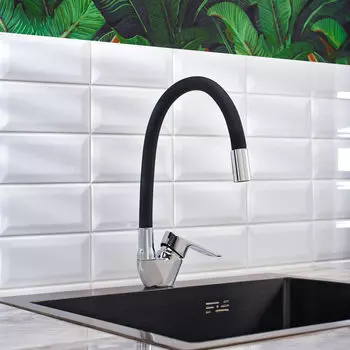 Смеситель для кухонной мойки BOOU B8274-10F-E307A хром