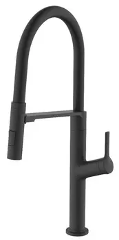 Смеситель для кухонной мойки D&C Domincare DC08643MB черный матовый