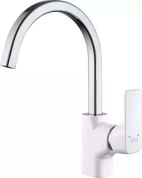 Смеситель для кухонной мойки D&K Berlin Steinbeis DA1432416 белый