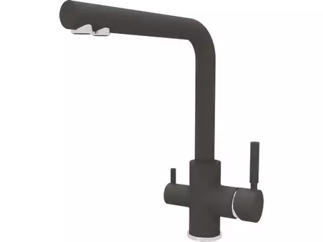 Смеситель для кухонной мойки Dr. Gans Акцент графит