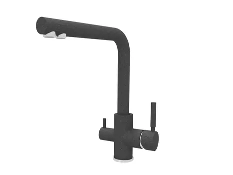 Смеситель для кухонной мойки Dr. Gans Акцент черный