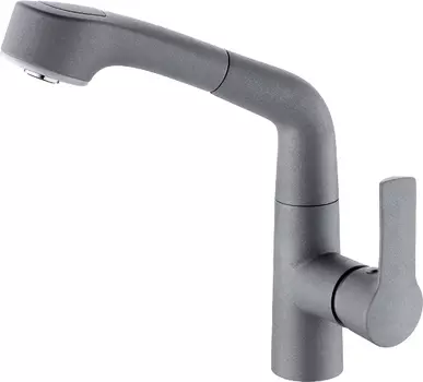 Смеситель для кухонной мойки Elghansa Kitchen 56A1767 alumetallic,