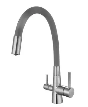 Смеситель для кухонной мойки ESKO CL 03 G серый