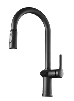 Смеситель для кухонной мойки ESKO K15B LED Черный