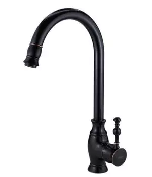 Смеситель для кухонной мойки ESKO TG 519 B матовый черный