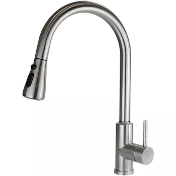 Смеситель для кухонной мойки ESKO TSS 519 матовый никель