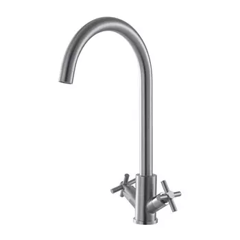 Смеситель для кухонной мойки Fashun A54028 сатин