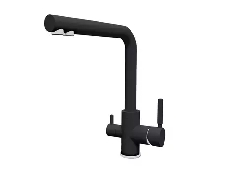 Смеситель для кухонной мойки Florentina Альдо FL 333.40H.2123.302 антрацит