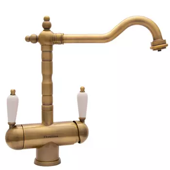 Смеситель для кухонной мойки Florentina Ария FL 333.22H.2113.700 бронза
