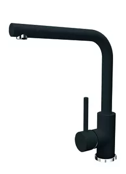 Смеситель для кухонной мойки Florentina Фабио черный