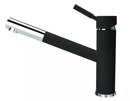 Смеситель для кухонной мойки Florentina Фита FL 313.18L.1223.302 антрацит