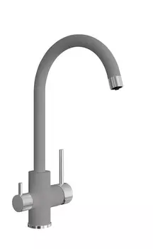 Смеситель для кухонной мойки Florentina Клио FL грей