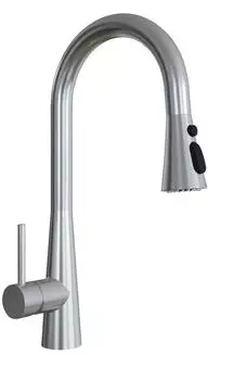 Смеситель для кухонной мойки Florentina Вита PRO SS нержавеющая сталь