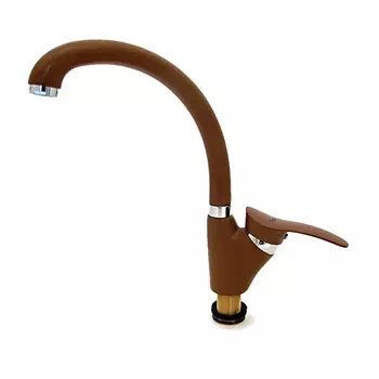 Смеситель для кухонной мойки Frap F4101-14, коричневый