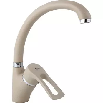Смеситель для кухонной мойки Frap F4166-9, песочный
