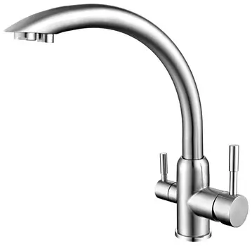 Смеситель для кухонной мойки Frap F43899, сатин