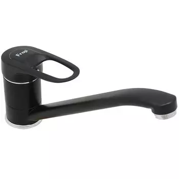 Смеситель для кухонной мойки Frap F4928-11, черный матовый