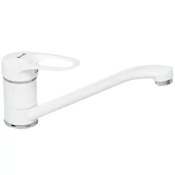 Смеситель для кухонной мойки Frap F4928-12, белый