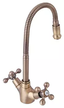 Смеситель для кухонной мойки Frap H19-4 F4319-4, бронза глянцевый