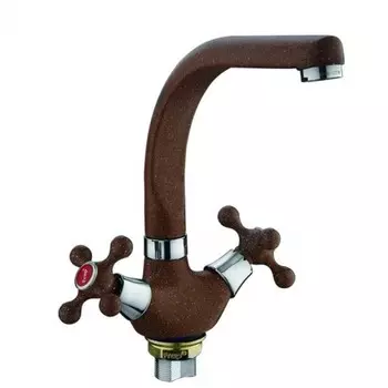 Смеситель для кухонной мойки Frap H5408 F5408-22, коричневый