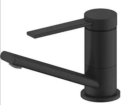 Смеситель для кухонной мойки Frap H67-6 F4567-6, черный матовый