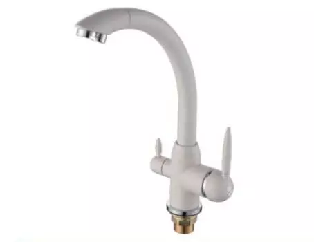 Смеситель для кухонной мойки Frap H99 F4399-8 белый