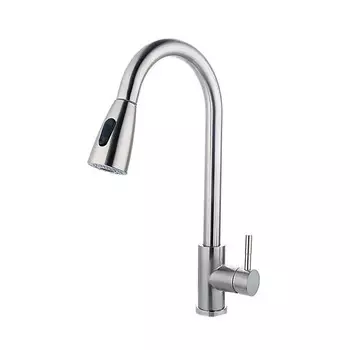 Смеситель для кухонной мойки G-lauf ZAP ZAP4-H090 нержавеющая сталь