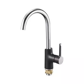 Смеситель для кухонной мойки G-lauf ZOK ZOK4-A036YB хром;черный