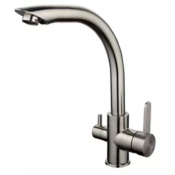 Смеситель для кухонной мойки Gappo G4399 сатин