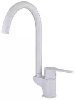 Смеситель для кухонной мойки GPD Atros MTE65-BG белый гранит