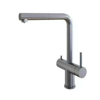 Смеситель для кухонной мойки Grandex Aqua Handy-P 902096 сатин