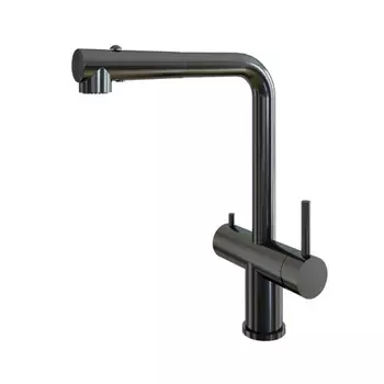 Смеситель для кухонной мойки Grandex Aqua Integra-SP 9020493 графит