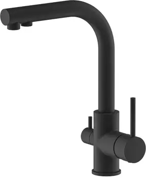 Смеситель для кухонной мойки Grocenberg GB40551BL черный матовый