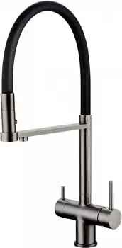 Смеситель для кухонной мойки Grocenberg GB4095BG графит