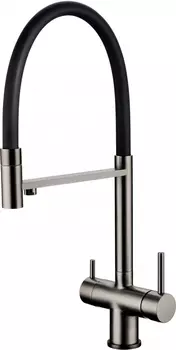 Смеситель для кухонной мойки Grocenberg GB4099BG графит