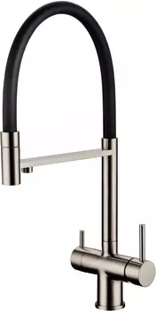 Смеситель для кухонной мойки Grocenberg GB4099NK никель