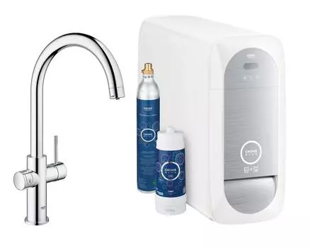 Смеситель для кухонной мойки Grohe Blue Home 31455000 с фильтром, охлаждением, газированием