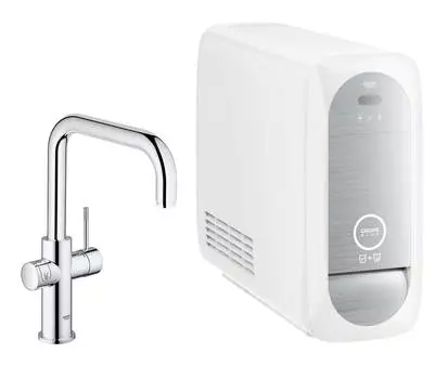 Смеситель для кухонной мойки Grohe Blue Home 31456000 с функцией фильтрации и газирования воды