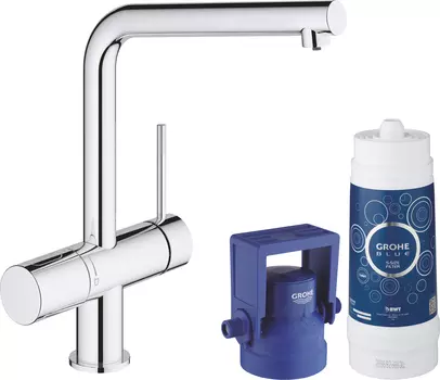 Смеситель для кухонной мойки Grohe Blue Minta New Pure 31345002 с фильтром