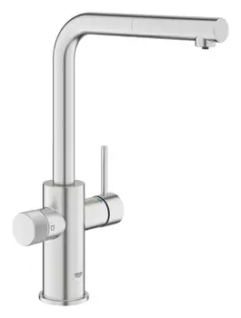 Смеситель для кухонной мойки Grohe Blue Pure Minta 30590DC0 суперсталь