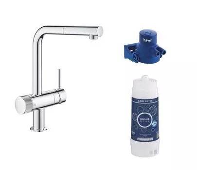 Смеситель для кухонной мойки Grohe Blue Pure Minta 119706 с функцией фильтрации