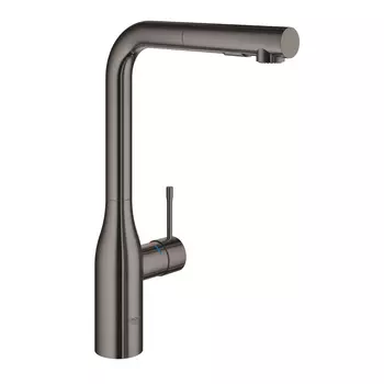 Смеситель для кухонной мойки Grohe Essence New 30270A00 темный графит глянцевый