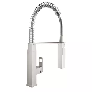 Смеситель для кухонной мойки Grohe Eurocube 31395DC0 суперсталь