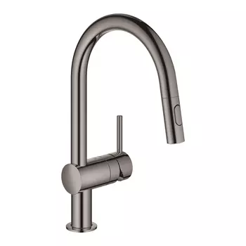 Смеситель для кухонной мойки Grohe Minta 32321A02 графит глянцевый